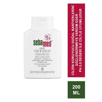 Sebamed Liquid Face And Body Wash 200ml Duş Jeli