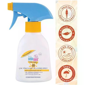 Sebamed SPF50+ 200 ml Çocuk Güneş Spreyi
