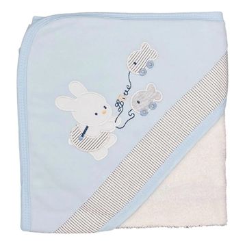 Sebi 9879 75x75 cm Balıkçı Tavşan Bebek Banyo Havlusu
