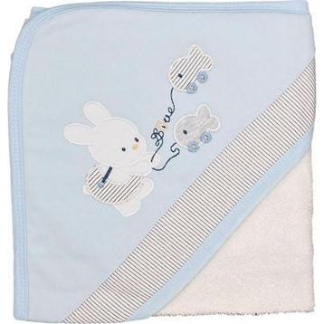 Sebi 9879 75x75 cm Balıkçı Tavşan Bebek Banyo Havlusu