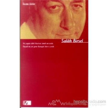 SEÇILMIŞ ŞIIRLER - Salah Birsel
