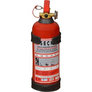 Seçkin 1 kg Kuru Kimyevi Tozlu Yangın Söndürme Tüpü