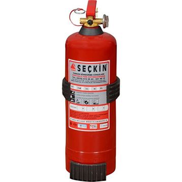 Seçkin 2 kg Kuru Kimyevi Tozlu Yangın Söndürme Tüpü