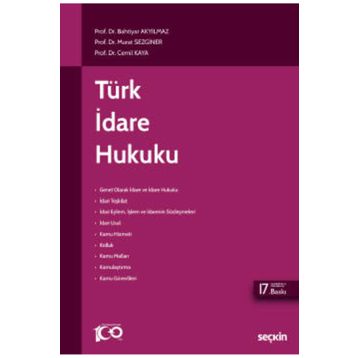 Seçkin Yayıncılık - İdare Hukuku