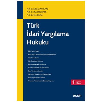 Seçkin Yayınları Türk İdari Yargılama Hukuku Kitabı
