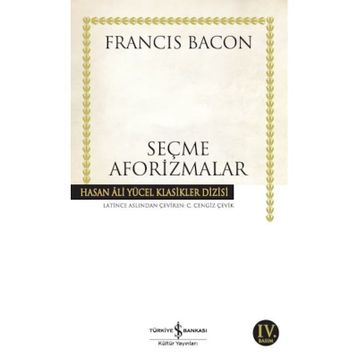 SEÇME AFORIZMALAR (CILTSIZ) - FRANCIS BACON