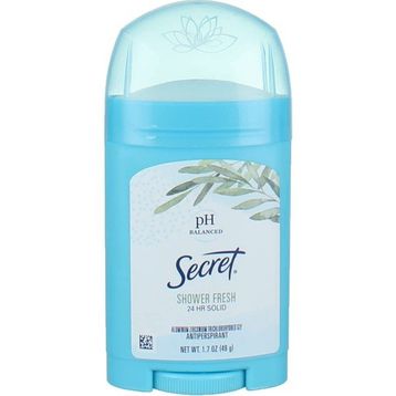 Secret Anti-Perspirant 1.70 oz 48 gr Solid Shower Fresh Deodorant