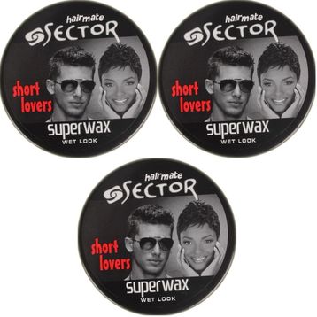 Sector 3x150 ml Wet Look Siyah Süper Wax