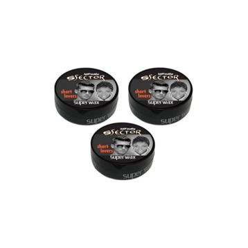 Sector 3x150 ml Wet Look Siyah Süper Wax