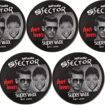 Sector 5x150 ml Wet Look Siyah Süper Wax