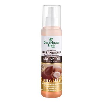 Seed Natural Herbs 200 ml Çift Fazlı Argan Yağlı Sıvı Saç Bakım Kremi