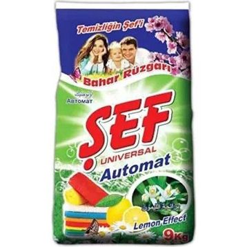 Şef Matik Renkliler ve Beyazlar için 9 kg Toz Deterjan
