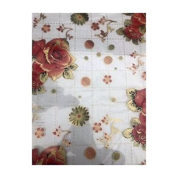 Şefaf 70 cm X 120 cm 1.8 mm Pvc Desenli Koruyucu Masa Örtüsü