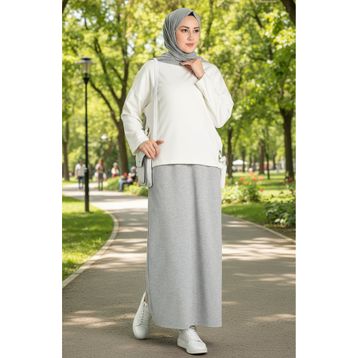 Sefamerve 0152-01 Gri Cepli Spor Etek