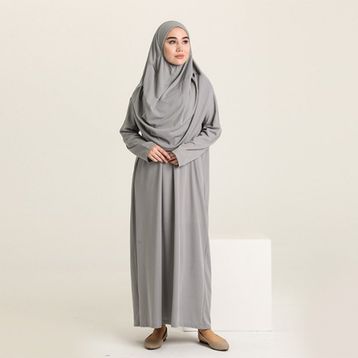 Sefamerve 1973-03 Gri Namaz Elbisesi