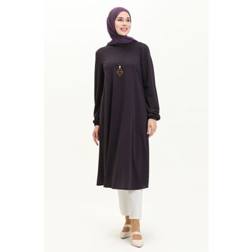 Sefamerve 2727-08 Mor Kadın Tunik