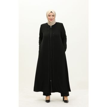 Sefamerve 4005-04 Siyah Ferace