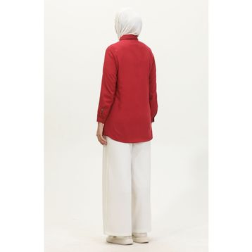 Sefamerve 6111-06 Bordo Kadın Tunik