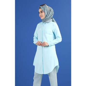 Sefamerve 6472-12 Turkuaz Kadın Tunik