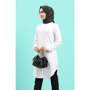 Sefamerve 6475-09 Beyaz Kadın Tunik