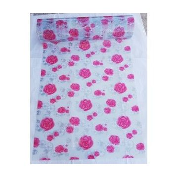 Şeffaf Desenli 100 cm X 150 cm Masa Örtüsü 1.7 mm Kalın Pvc Kaymaz Masa Örtüsü