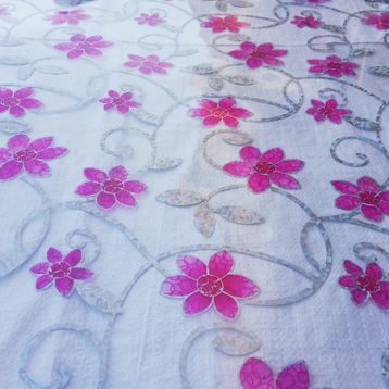 Şeffaf Desenli 100 cm X 150 cm Masa Örtüsü 1.7 mm Kalın Pvc Kaymaz Masa Örtüsü