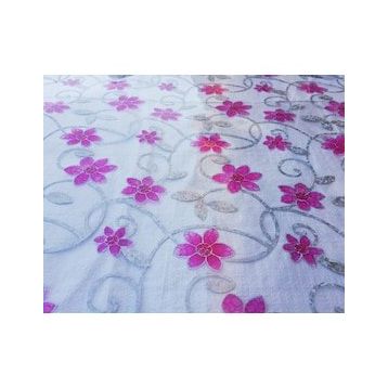 Şeffaf Desenli 100 cm X 180 cm Masa Örtüsü 1.7 mm Kalın Pvc Kaymaz Masa Örtüsü