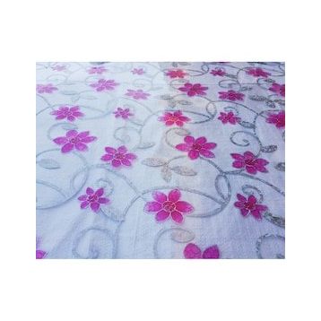 Şeffaf Desenli 80 cm X 100 cm 1.7 mm Kalın Pvc Kaymaz Masa Örtüsü