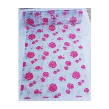 Şeffaf Desenli 80 cm X 100 cm 1.7 mm Kalın Pvc Kaymaz Masa Örtüsü