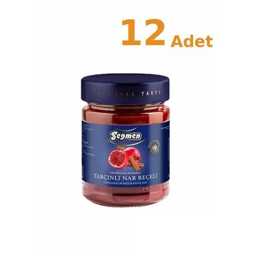 Seğmen 370 gr Tarçınlı Nar Reçeli (12 adet)