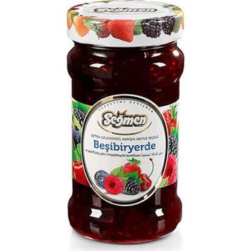 Seğmen Beşibiryerde Reçeli Kavanoz 380 gr
