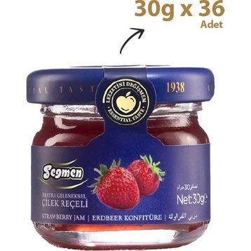 Seğmen Kavanoz 30 gr Çilek Reçeli (12 adet)