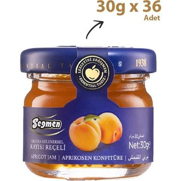 Seğmen Kavanoz 30 gr Kayısı Reçeli (12 adet)