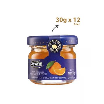 Seğmen Kavanoz 30 gr Portakal Reçeli (12 adet)