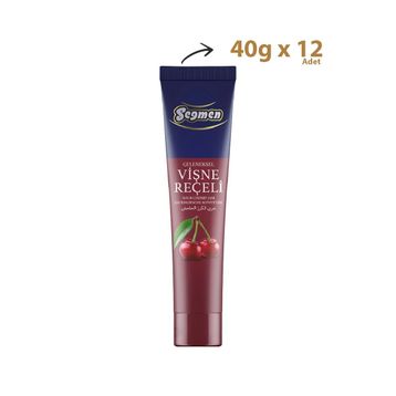 Seğmen Tüp 40 gr Vişne Reçeli (12 adet)