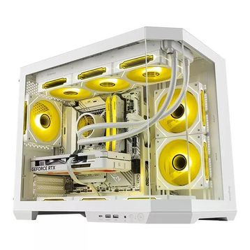 Segotep Lumi 3T ARGB Fanlı Beyaz 750 W Micro ATX Gaming Bilgisayar Kasası