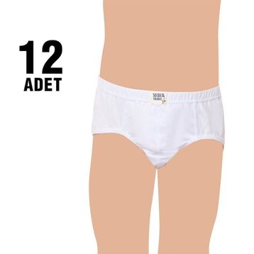 Seher ELF568S0060CCM Beyaz likralı Erkek Boxer