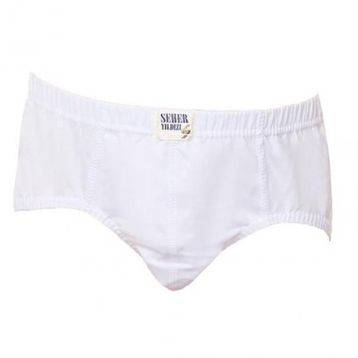 Seher Yıldızı 12 Adet Beyaz Erkek Çocuk Slip Külot