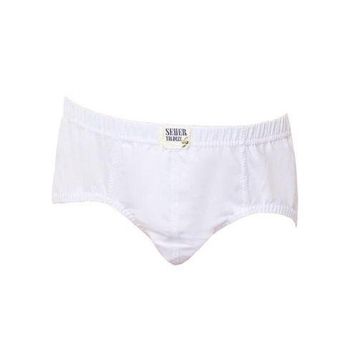 Seher Yıldızı 12 Adet Beyaz Erkek Çocuk Slip Külot