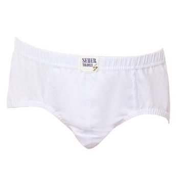 Seher Yıldızı 12 Adet Beyaz Erkek Çocuk Slip Külot