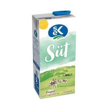 Sek 1 lt Yarım Yağlı UHT Süt