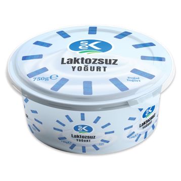Sek 750 gr Laktozsuz Yarım Yağlı Yoğurt