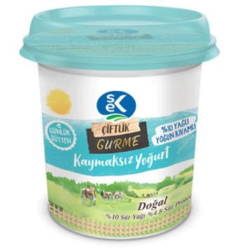 Sek Çiftlik 750 gr Kaymaksız Yoğurt