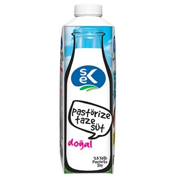 Sek Taze Pastörize 1 lt %3 Yağlı Süt