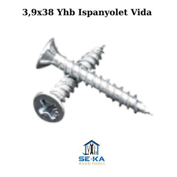 Seka Hand Tools 3.9x38 Yhb 100 Adet İspanyolet Vida