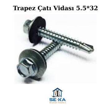 Seka Hand Tools 5.5x32 1000 Adet Trapez Çatı Vidası