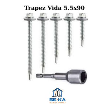 Seka Hand Tools 5.5x90 1000 Adet Trapez Çatı Panel Vidası