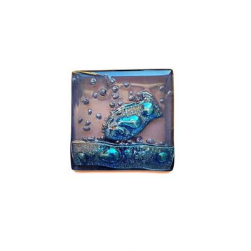 Şeker Portakalım 10x10 cm Dekoratif Fügürlü Koku Önleyici Cam Gider Kapağı Banyo Tuvalet Gider Süsü