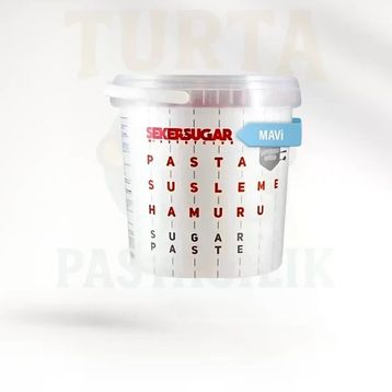 Şeker & Sugar 1 kg Açık Mavi Şeker Hamuru