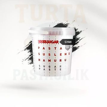 Şeker & Sugar 1 kg Siyah Şeker Hamuru